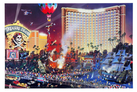 Boulevard of Dreams  and The Great Escape set of 2 - Las Vegas Limited Edition Print - Alexander Chen