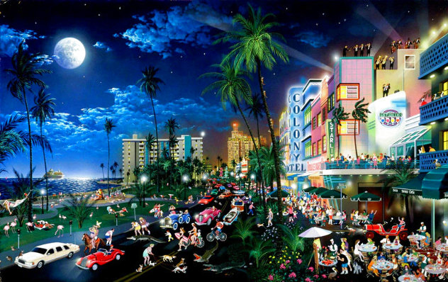 South Beach 1998 - Huge - Miami, Florida Limited Edition Print by Alexander Chen