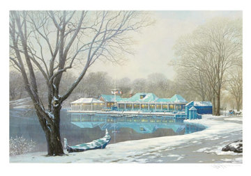 Central Park Boathouse Winter (New York) 2004 Limited Edition Print - Alexander Chen Central Park Boathouse Winter (New York) 2004 Limited Edition Print - Alexander Chen