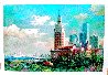 Freedom Tower and Port of Miami 2004 - Florida Limited Edition Print by Alexander Chen - 1