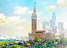 Freedom Tower and Port of Miami 2004 - Florida Limited Edition Print by Alexander Chen - 0