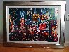 Times Square Panorama AP 2012 Embellished - Huge 32x42  - New York - NYC Limited Edition Print by Alexander Chen - 1