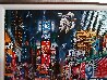 Times Square Panorama AP 2012 Embellished - Huge 32x42  - New York - NYC Limited Edition Print by Alexander Chen - 2