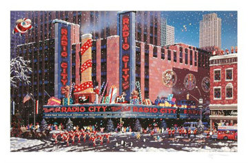 Santa Comes To New York Limited Edition Print - Alexander Chen Santa Comes To New York Limited Edition Print - Alexander Chen