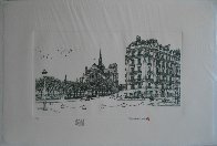 Notre Dame Winter Remarque 2008 Limited Edition Print by Alexander Chen - 1 Notre Dame Winter Remarque 2008 Limited Edition Print by Alexander Chen - 1