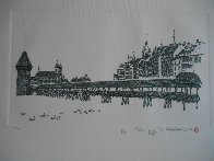 Chapel Bridge Lucerne w remarque 2008 Limited Edition Print by Alexander Chen - 1 Chapel Bridge Lucerne w remarque 2008 Limited Edition Print by Alexander Chen - 1