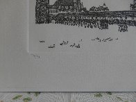 Chapel Bridge Lucerne w remarque 2008 Limited Edition Print by Alexander Chen - 4 Chapel Bridge Lucerne w remarque 2008 Limited Edition Print by Alexander Chen - 4