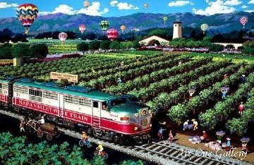 California Wine Country (Napa) 2009 Limited Edition Print - Alexander Chen California Wine Country (Napa) 2009 Limited Edition Print - Alexander Chen