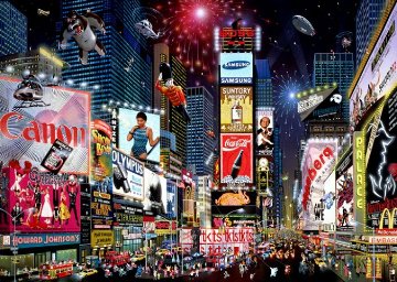 Times Square Parade  Limited Edition Print - Alexander Chen