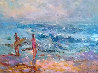 Choppy Seas 2004 34x40 Original Painting by Constantine Cherkas - 0