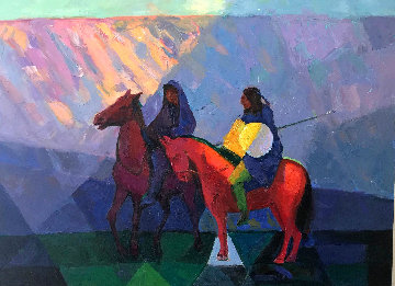 Return to Sedona - Arizona 30x40 Super Huge Original Painting - Constantine Cherkas Return to Sedona - Arizona 30x40 Super Huge Original Painting - Constantine Cherkas