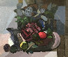 Still Life With Pomegranates 1980 28x36 Original Painting by Constantine Cherkas - 0
