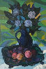 Still Life With Flowers 36x28 Original Painting by Constantine Cherkas - 0