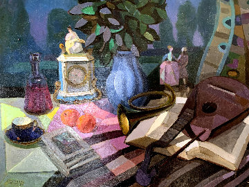 French Still Life 1985 30x40 Original Painting - Constantine Cherkas French Still Life 1985 30x40 Original Painting - Constantine Cherkas
