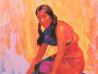 Indian Girl with Pot AP 2004 Limited Edition Print by Constantine Cherkas - 1