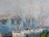 Untitled Harbour Painting 30x36 Original Painting by Constantine Cherkas - 6