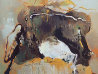 Bag With Spilled Milk 71x55  Huge - Mural Size Original Painting by Viktor Chernilevsky - 1