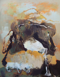 Bag With Spilled Milk 71x55 Huge Original Painting - Viktor Chernilevsky Bag With Spilled Milk 71x55 Huge Original Painting - Viktor Chernilevsky