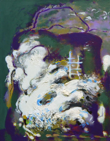 Green Bag 30x23 Original Painting by Viktor Chernilevsky Green Bag 30x23 Original Painting by Viktor Chernilevsky
