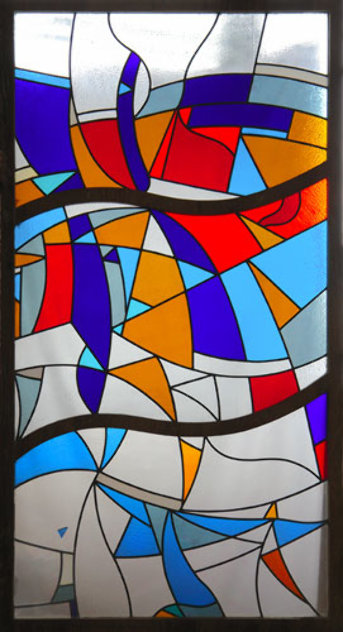 Stained Glass Window Unique 2007 70x36 Huge Other by Viktor Chernilevsky