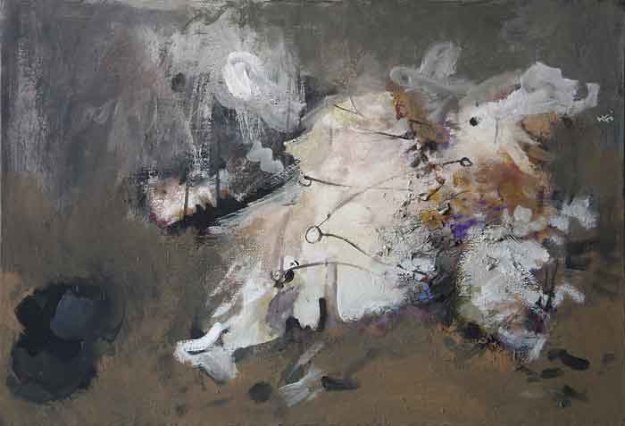 Running Figure 24x35 Original Painting by Viktor Chernilevsky Running Figure 24x35 Original Painting by Viktor Chernilevsky