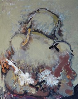 Untitled Painting 2010 17x19 Original Painting - Viktor Chernilevsky Untitled Painting 2010 17x19 Original Painting - Viktor Chernilevsky