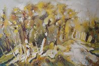 Autumn Alley 51x76 Super Huge Original Painting by Viktor Chernilevsky - 0 Autumn Alley 51x76 Super Huge Original Painting by Viktor Chernilevsky - 0