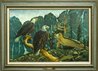 Eagle Cry 1978 32x44 Original Painting by Chester Fields - 1 Eagle Cry 1978 32x44 Original Painting by Chester Fields - 1