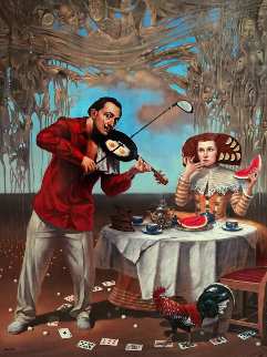 Breakfast with Humpy-dumpty 2015 Limited Edition Print - Michael Cheval