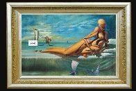 Similarity of Game 1993 35x22 (Early) Original Painting by Michael Cheval - 1 Similarity of Game 1993 35x22 (Early) Original Painting by Michael Cheval - 1
