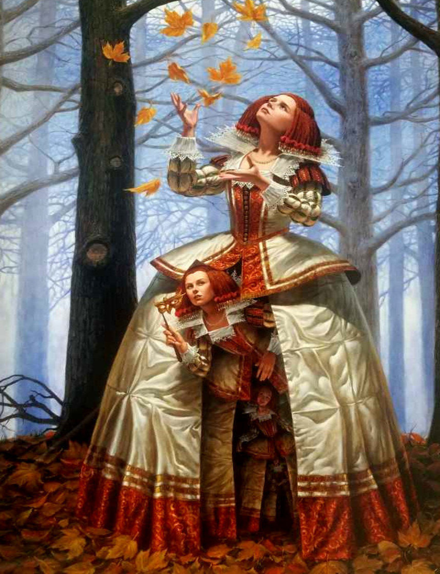 Enigma 2016 Embellished Limited Edition Print by Michael Cheval Enigma 2016 Embellished Limited Edition Print by Michael Cheval