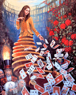 Nothing But a Pack of Cards 2017 Limited Edition Print - Michael Cheval Nothing But a Pack of Cards 2017 Limited Edition Print - Michael Cheval