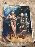 Arfa 1992 29x21 Original Painting by Michael Cheval - 1 Arfa 1992 29x21 Original Painting by Michael Cheval - 1