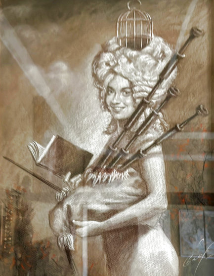 Neophyte's Joy  Drawing 2021 18x14 by 