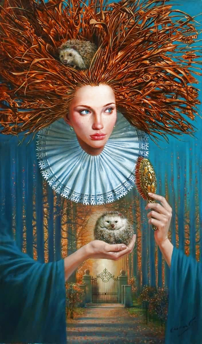Uncombed Thoughts 3-D 2019 Limited Edition Print by Michael Cheval