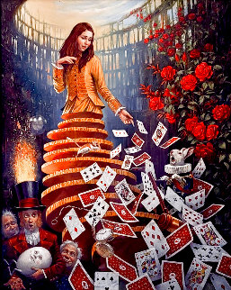 Nothing but a Pack of Cards 2017  Limited Edition Print - Michael Cheval