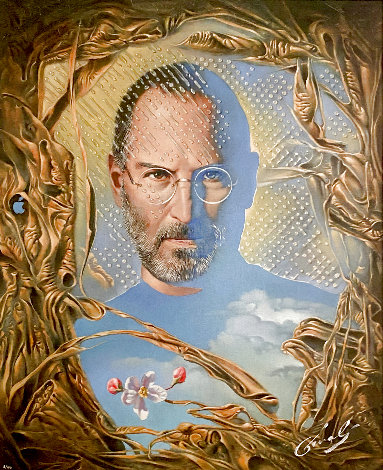 Sphinx Portrait of Steve Jobs Limited Edition Print - Michael Cheval