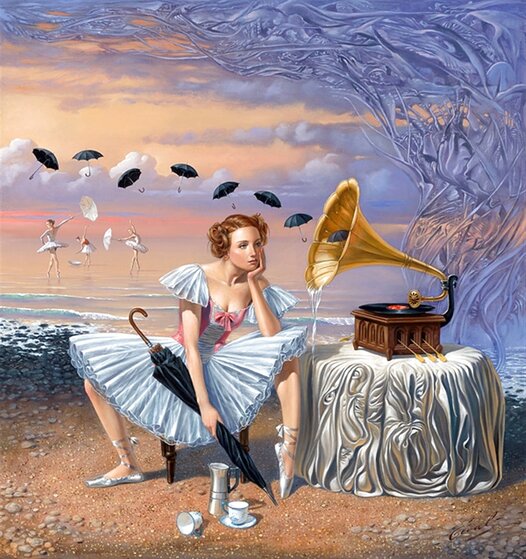 Melody of Rain 2016 Limited Edition Digital Multiple on Aluminum