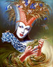 Midsummer Chirr - Framed Giclee on Canvas - Huge Limited Edition Print by Michael Cheval - 0 Midsummer Chirr - Framed Giclee on Canvas - Huge Limited Edition Print by Michael Cheval - 0
