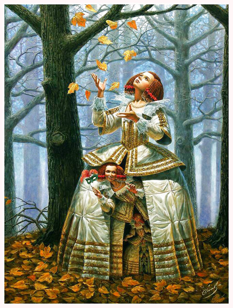 Enigma of Generations HC - Huge Limited Edition Print by Michael Cheval