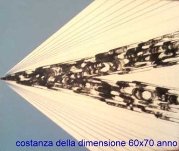 Costanza Della Dimensione 1977 60x70 Huge Original Painting - Ferdinando Chevrier