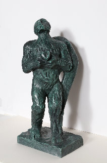 Angel With Heart Bronze Sculpture 22 in Sculpture - Sandro Chia Angel With Heart Bronze Sculpture 22 in Sculpture - Sandro Chia