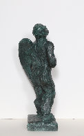 Angel With Heart Bronze Sculpture 22 in Sculpture by Sandro Chia - 1