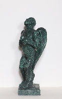 Angel With Heart Bronze Sculpture 22 in Sculpture by Sandro Chia - 2
