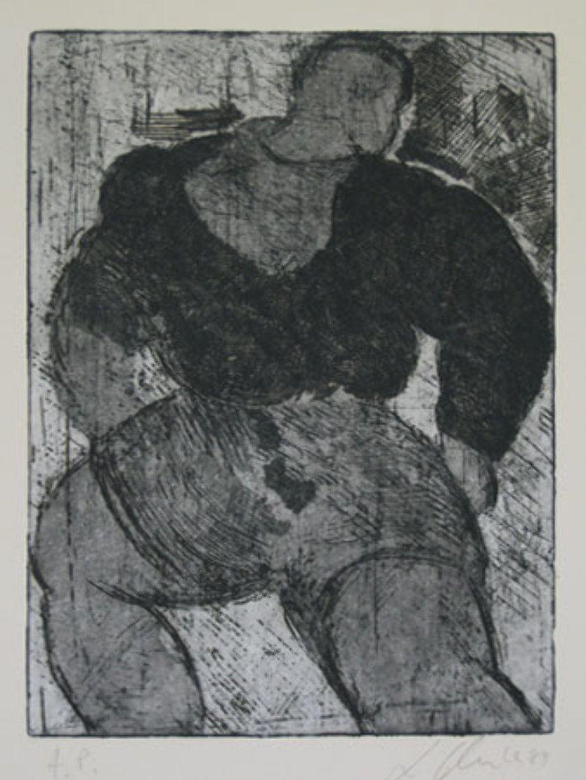 Untitled Lithograph 1987 Limited Edition Print by Sandro Chia Untitled Lithograph 1987 Limited Edition Print by Sandro Chia