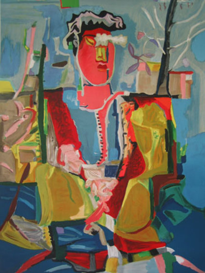 Figure Avec Arbre 1991 Limited Edition Print by Sandro Chia Figure Avec Arbre 1991 Limited Edition Print by Sandro Chia