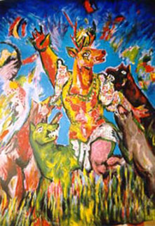 Outdoor Scene 1990 Limited Edition Print - Sandro Chia Outdoor Scene 1990 Limited Edition Print - Sandro Chia