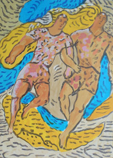 Athletes 1988 Limited Edition Print - Sandro Chia Athletes 1988 Limited Edition Print - Sandro Chia