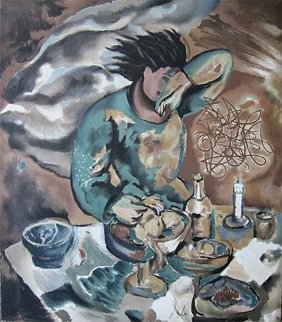 Untitled Lithograph Limited Edition Print - Sandro Chia Untitled Lithograph Limited Edition Print - Sandro Chia