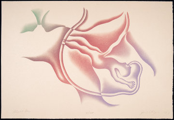 Almost Born 1983 Limited Edition Print - Judy Chicago Almost Born 1983 Limited Edition Print - Judy Chicago